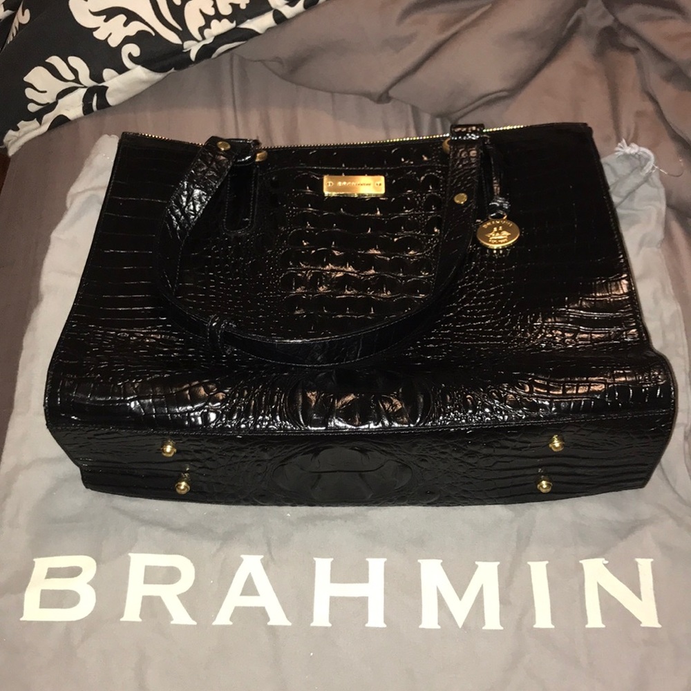 Black Brahmin Bag. Used Twice.